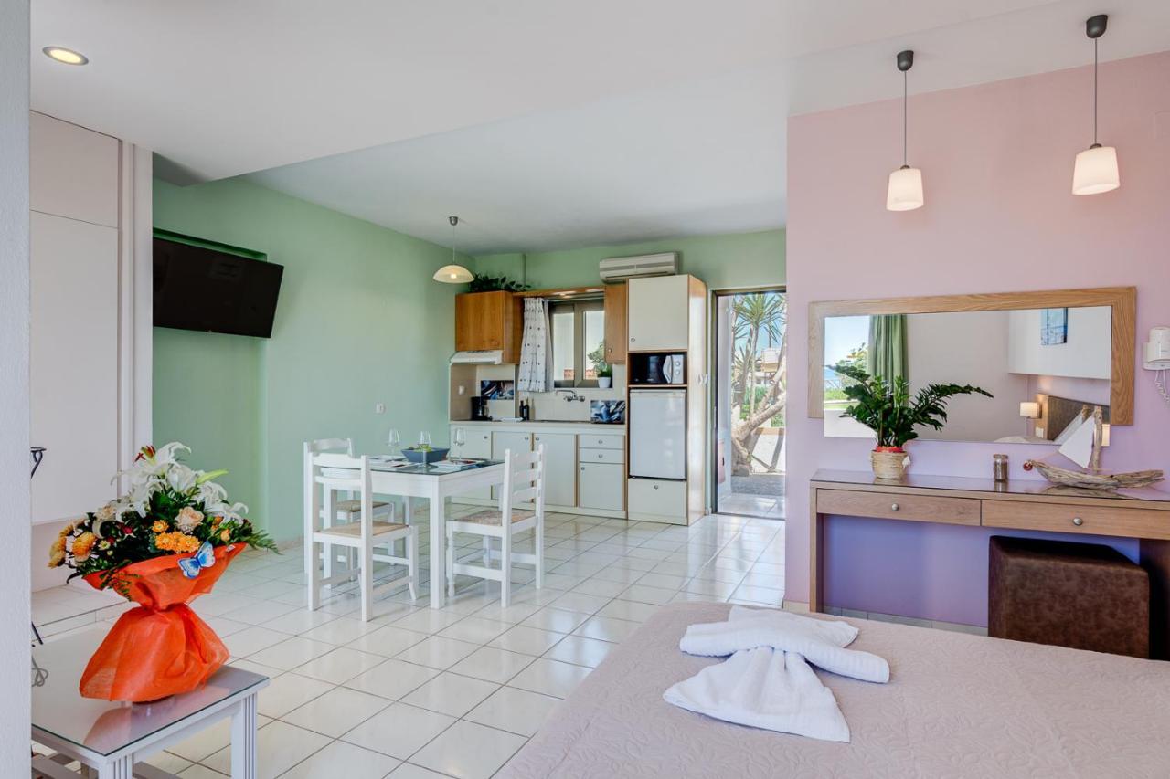Alkionis Beach Hotel Apartments Sfáka Zewnętrze zdjęcie